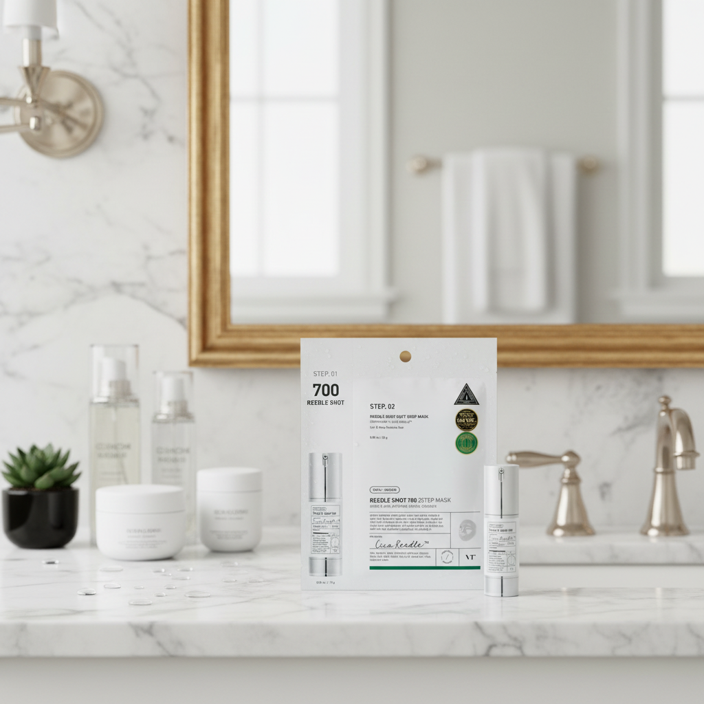VT - Reedle Shot 700 2 Step Mask - Dvoufázová pleťová maska s mikrojehličkami - 25 g,1,5 g