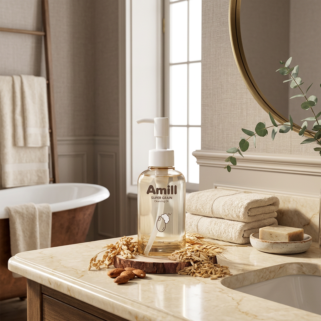 AMILL - Super Grain Cleansing Oil - Jemný čistící olej s fermentovanými super-zrny - 125 ml