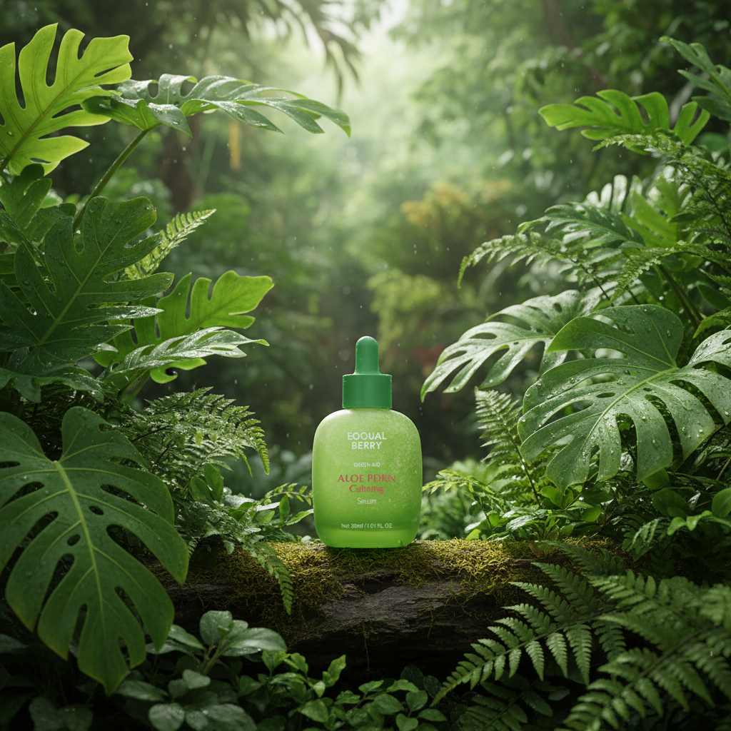 EQQUALBERRY - Aloe PDRN Calming Serum - Zklidňující sérum s aloe a PDRN - 30 ml
