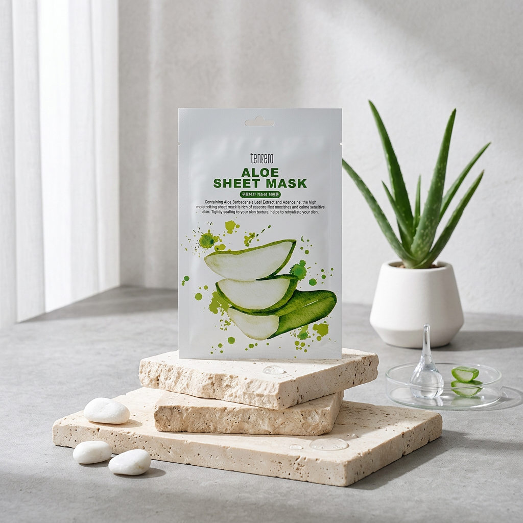 TENZERO - Aloe Sheet Mask - Plátýnková maska s aloe - 25 ml