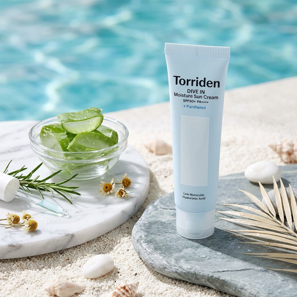 Torriden - DIVE-IN Mild Suncream - Jemný minerální opalovací krém - 60 ml