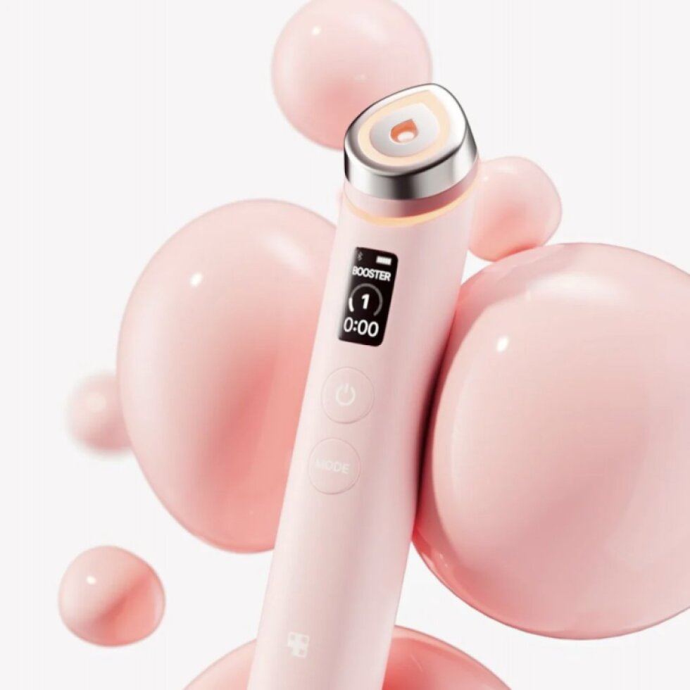 Medicube - Age-R Booster Pro - Multifunkční přístroj 6v1 pro ošetření pleti - růžový