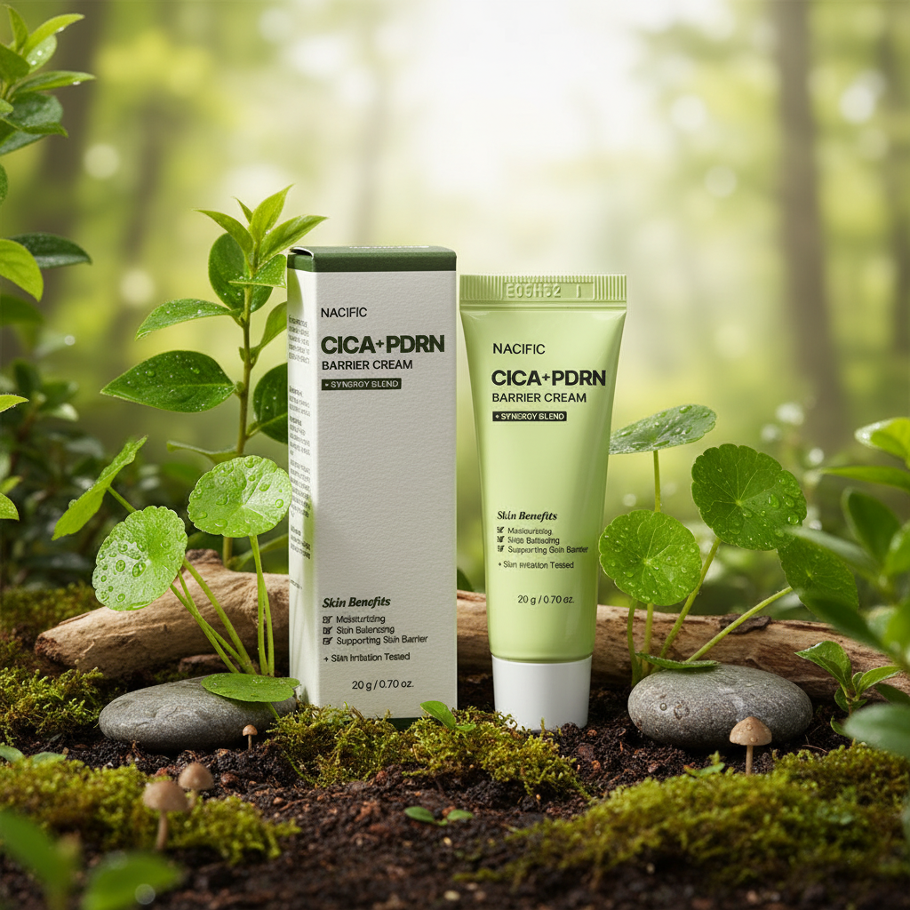 NACIFIC - Cica PDRN Barrier Cream - Regenerační krém s Cica a PDRN pro posílení kožní bariéry - 20 g