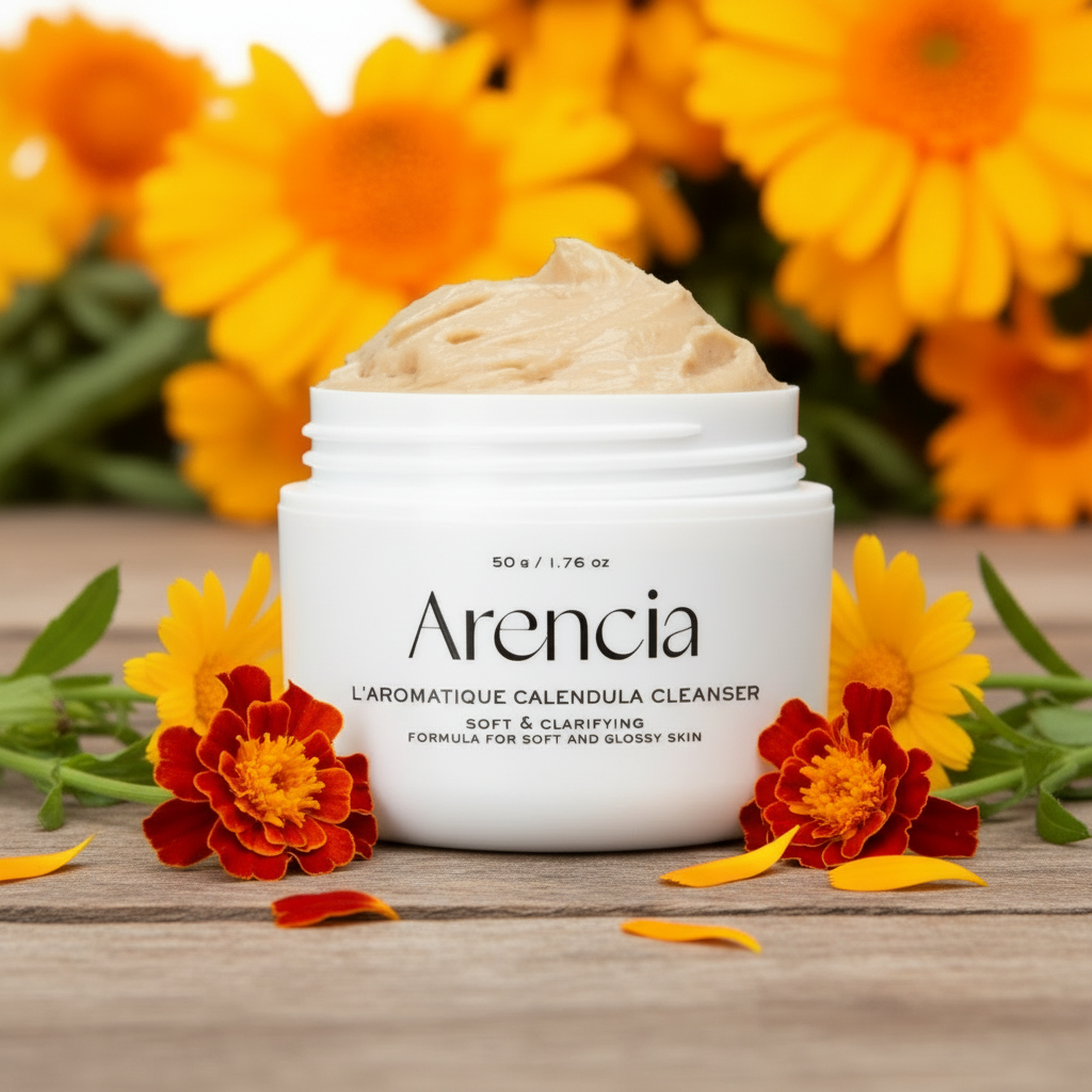 ARENCIA - Calendula Rice Mochi Cleanser - Čisticí balzám s měsíčkem lékařským 3v1 - 120 ml