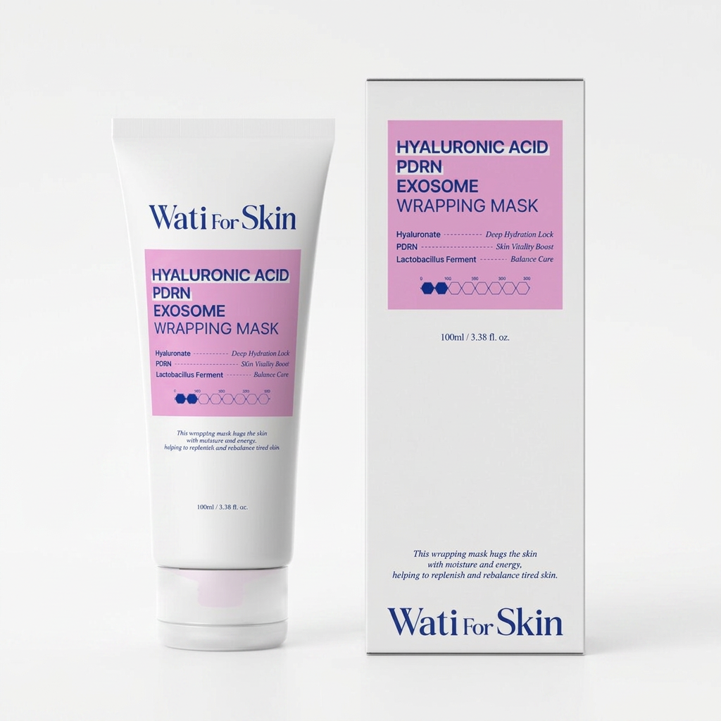 WATI FOR SKIN - Hyaluronic Acid PDRN Exosome Wrapping Mask - Hydratační slupovací maska s PDRN a exosomy - 100 ml