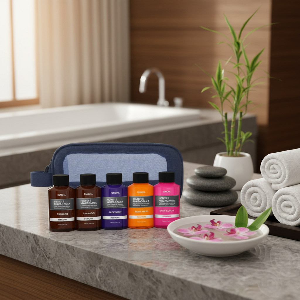 Kundal Travel Kit Type A - Cestovní sada BABY POWDER - 5ks