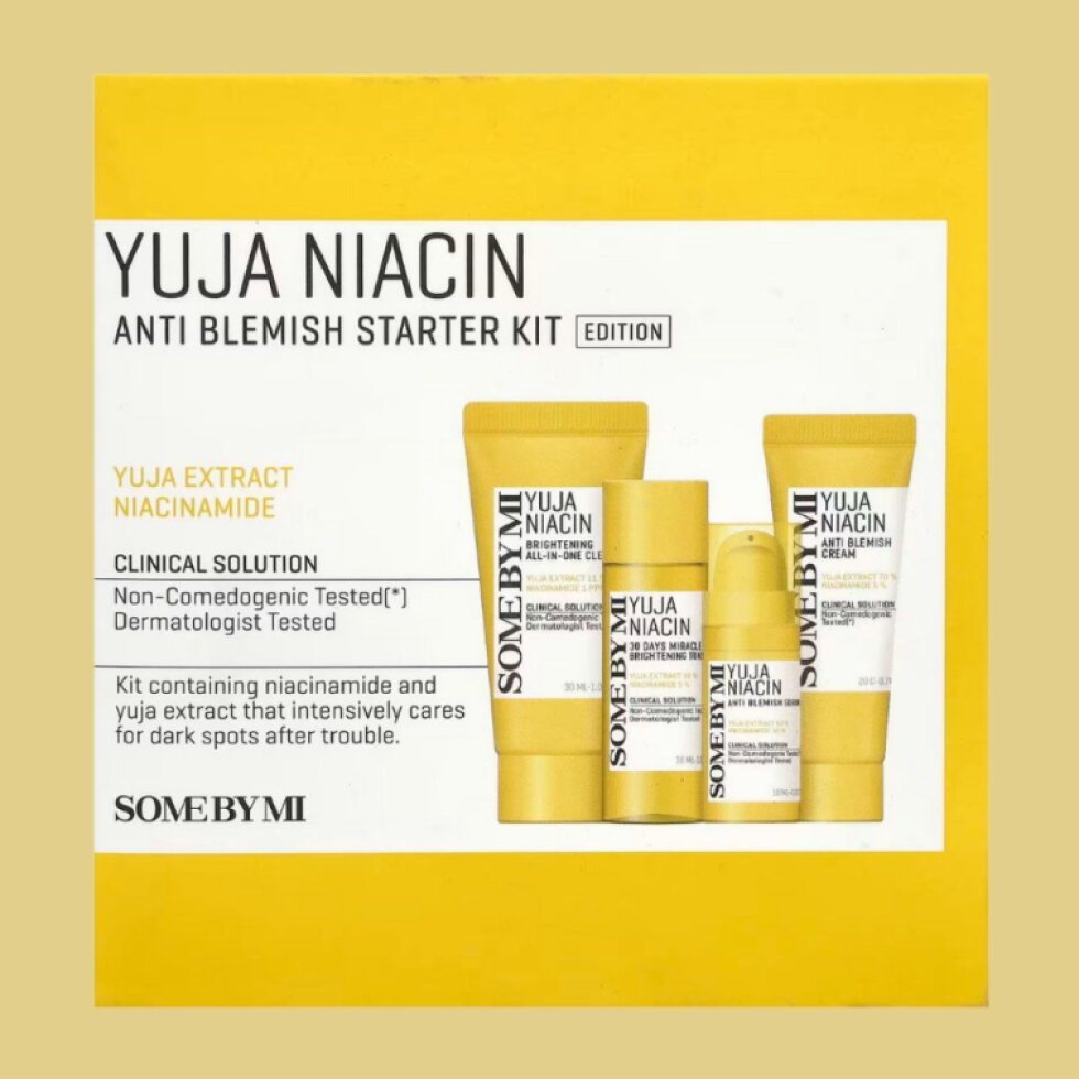 SOME BY MI - Yuja Niacin 30 Days Brightening Starter kit - Rozjasňující sada s vitamínem C 4ks