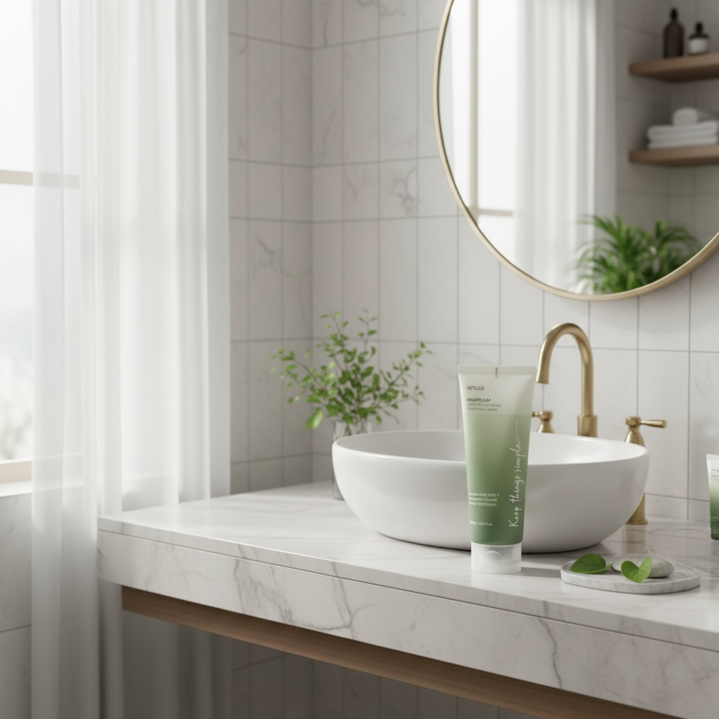 ANUA - Heartleaf Succinic Moisture Cleansing Foam - Hydratační čisticí pěna - 150 ml