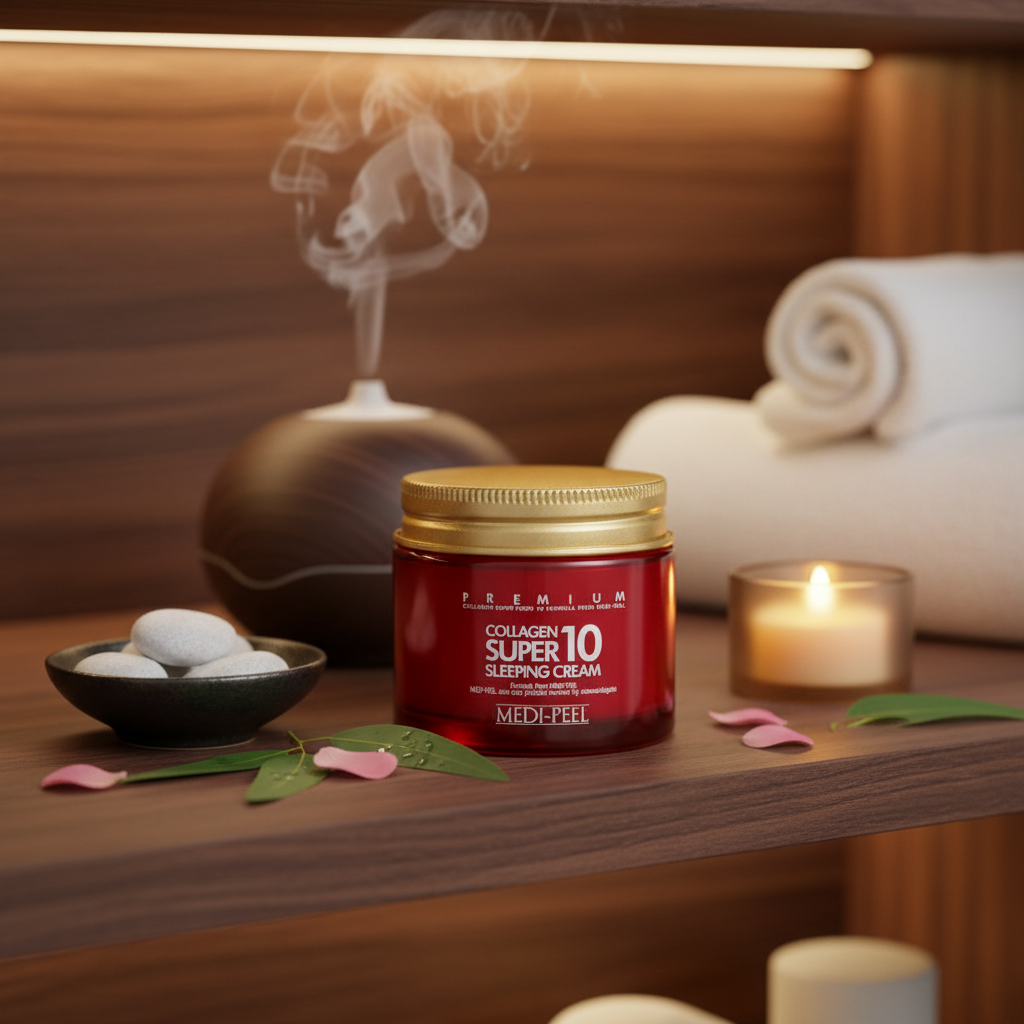 MEDI-PEEL - Premium Collagen Super 10 Sleeping Cream - Noční kolagenový krém - 70 ml