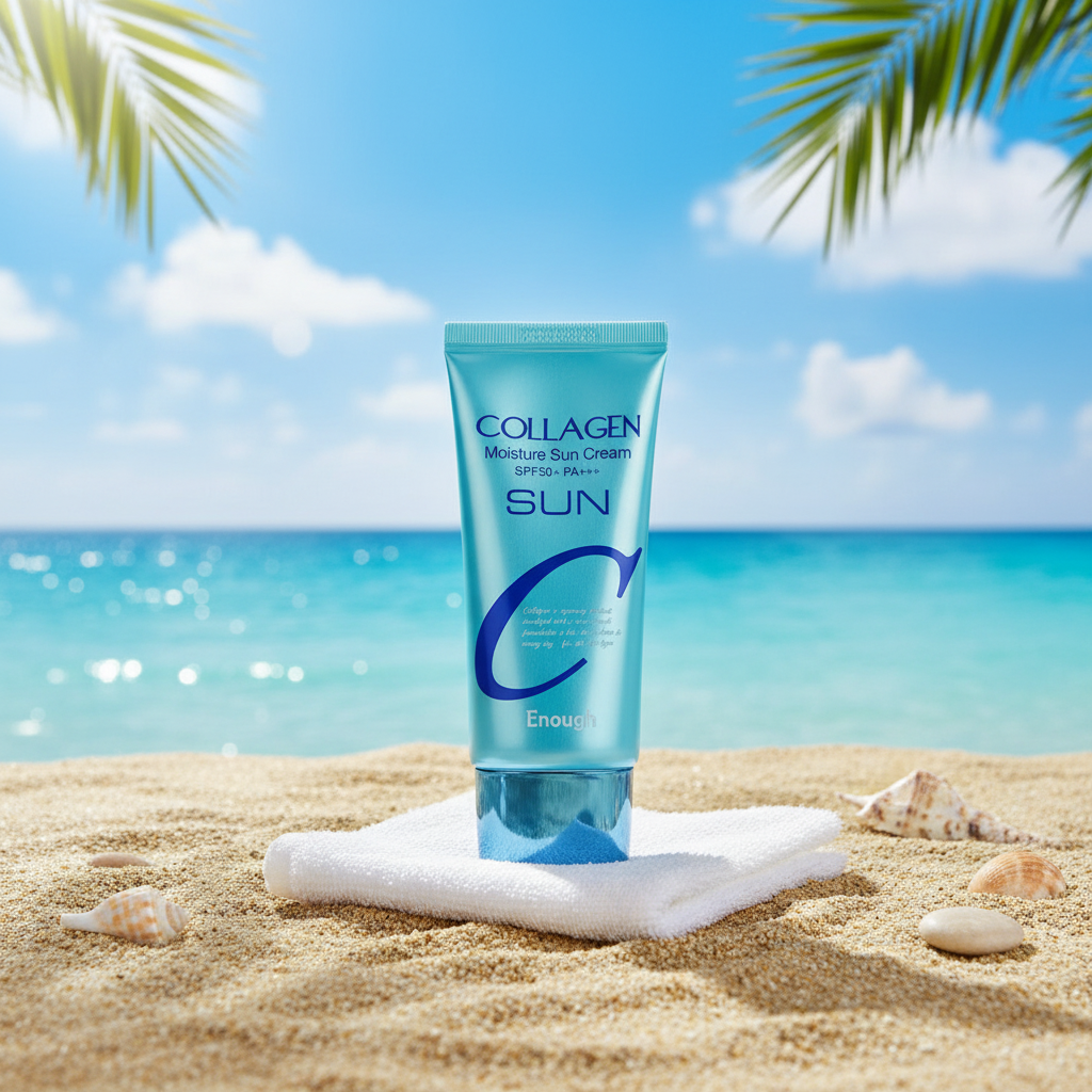 ENOUGH - Collagen Moisture Sun Cream - Kolagenové, hydratační SPF50+ PA+++ - 50 g