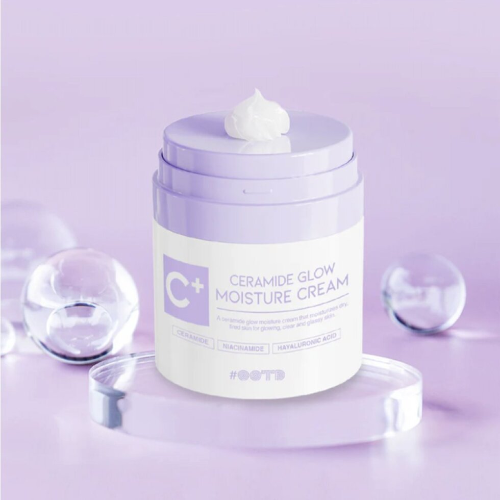 Ootd - Ceramide Glow Moisture Cream - Hydratační krém s ceramidy pro zářivou pleť - 50 ml