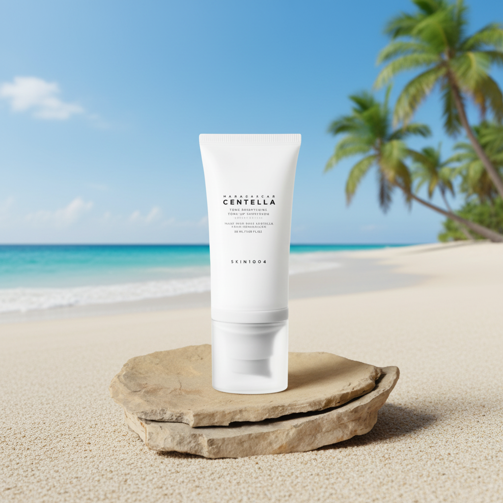 SKIN1004 - Madagascar Centella Tone Brightening Tone-Up Sunscreen - Rozjasňující SPF krém - 50 ml