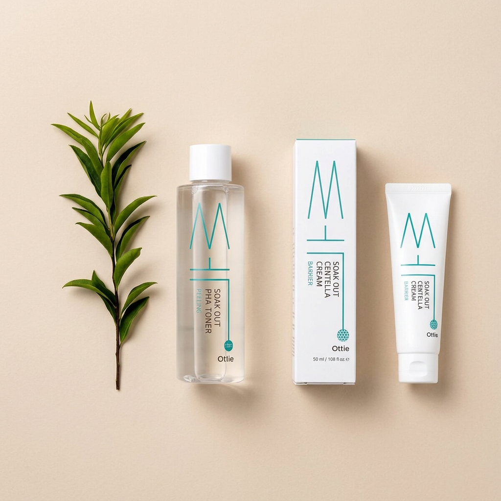 OTTIE - Soak Out Centella Cream - Zklidňující ochranný krém - 50 ml