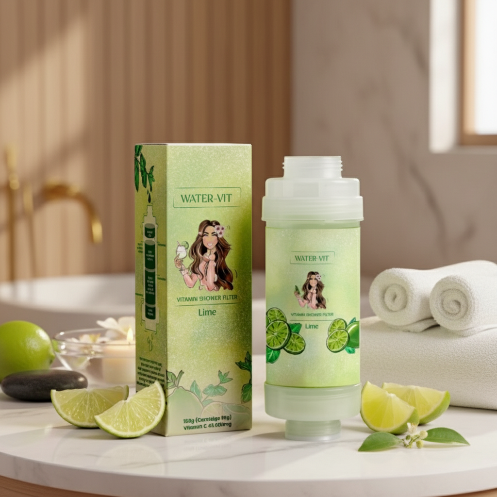 KOREJSKÁ KRÁSA - Vitamin Shower Filter - Vitaminový filtr do sprchy - LIME - 1ks