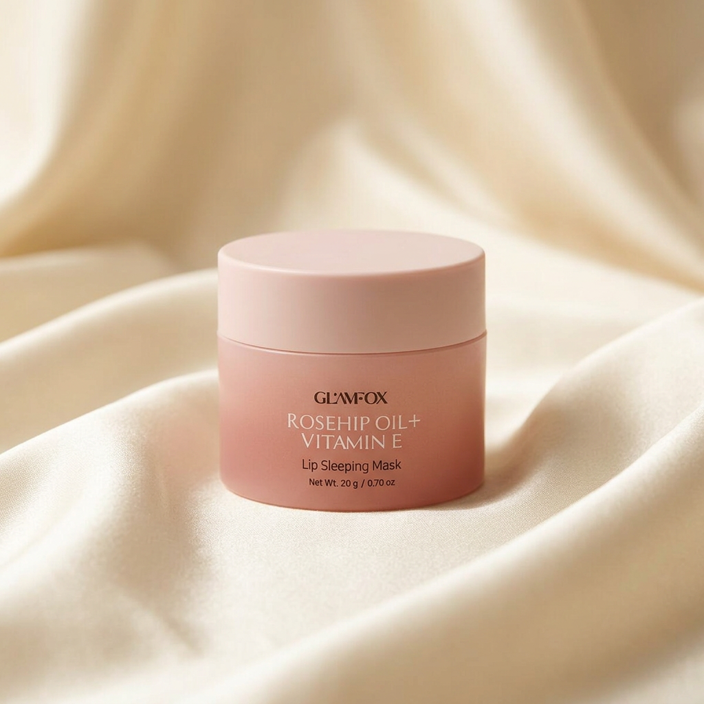 GLAMFOX - Rosehip Oil + Vitamin E Lip Sleeping Mask - Noční maska na rty - 20 g