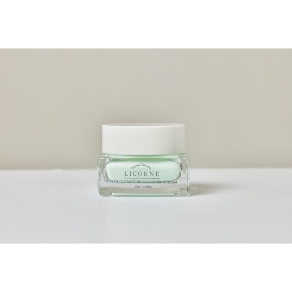 LICORNE - Vegan Jeju Matcha Brightening Cream - Veganský rozjasňující krém s jeju matchou - 50 ml
