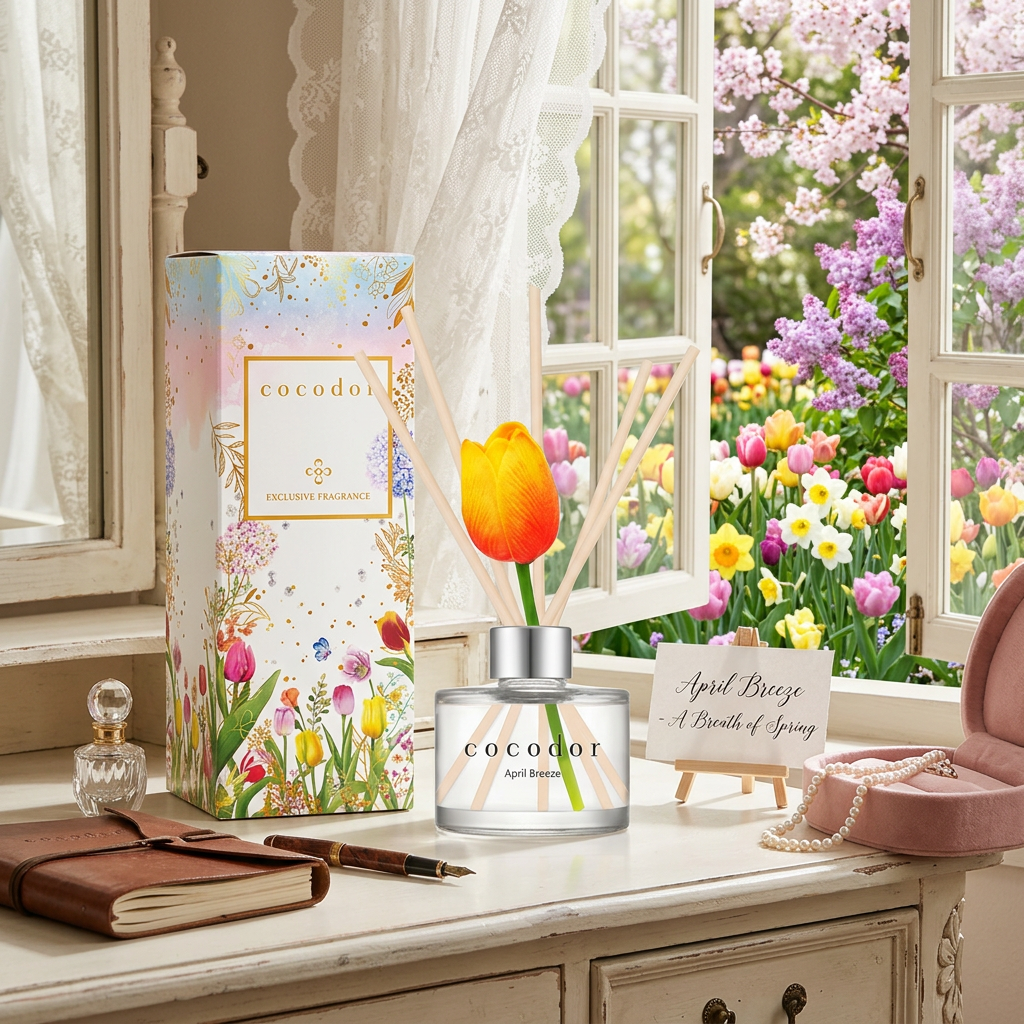 COCODOR - Tulip Diffuser April Breeze - Difuzér s vůní dubnového vánku - 120 ml