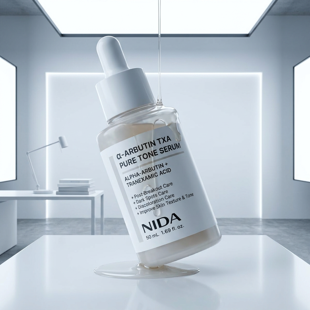 NIDA - a-Arbutin TXA Pure Tone Serum Serum - Rozjasňující sérum s alfa-arbutinem a kyselinou tranexamovou - 50 ml