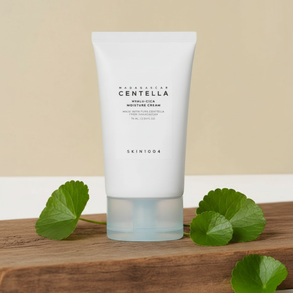 SKIN1004 - Madagascar Hyalu-cica Moisture Cream - Zklidňující a hydratační krém - 75 ml