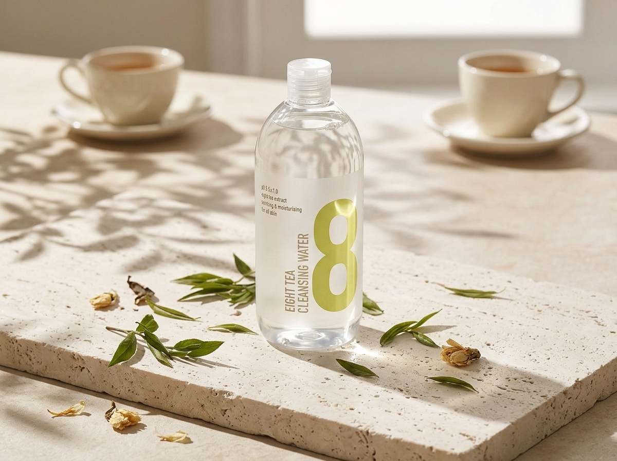 B.O.M. - Eight Tea Cleansing Water - Čisticí pleťová voda s extrakty z čajovníku - 500 ml