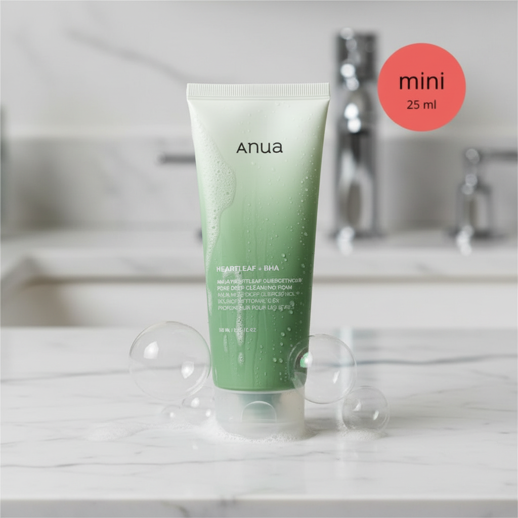 ANUA - Heartleaf Quercetinol Pore Deep Cleansing Foam Mini - Mini hloubkově čisticí pěna na póry - 25 ml