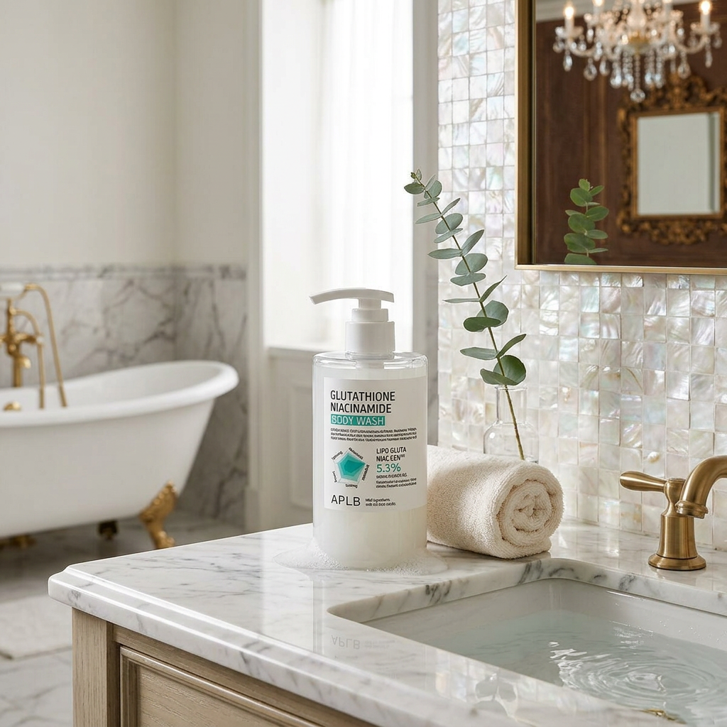 APLB - Glutathione Niacinamide Body Wash - Sprchový gel s niacinamidem - 300 ml