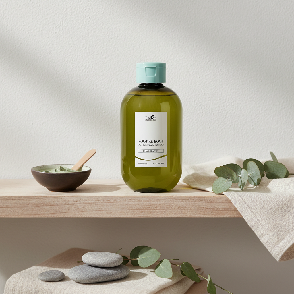 Lador - Root Re-Boot Activating Shampoo Cica & Tea Tree - Čisticí a zklidňující šampon proti vypadávaní vlasů s tea tree a centellou - 300 ml