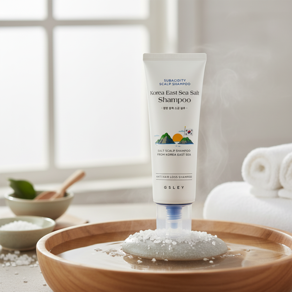 GSLEY - Korea East Sea Salt Shampoo - Šampon s mořskou solí z Korejského moře- 200 ml