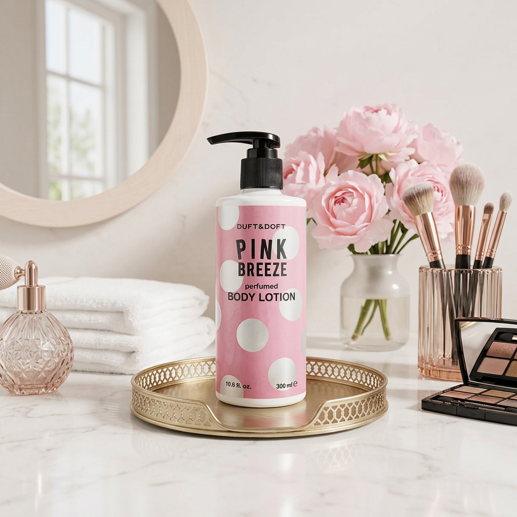 DUFT & DOFT - Pink Breeze Perfumed Body Lotion - Parfémované tělové mléko Pink Breeze - 300 ml
