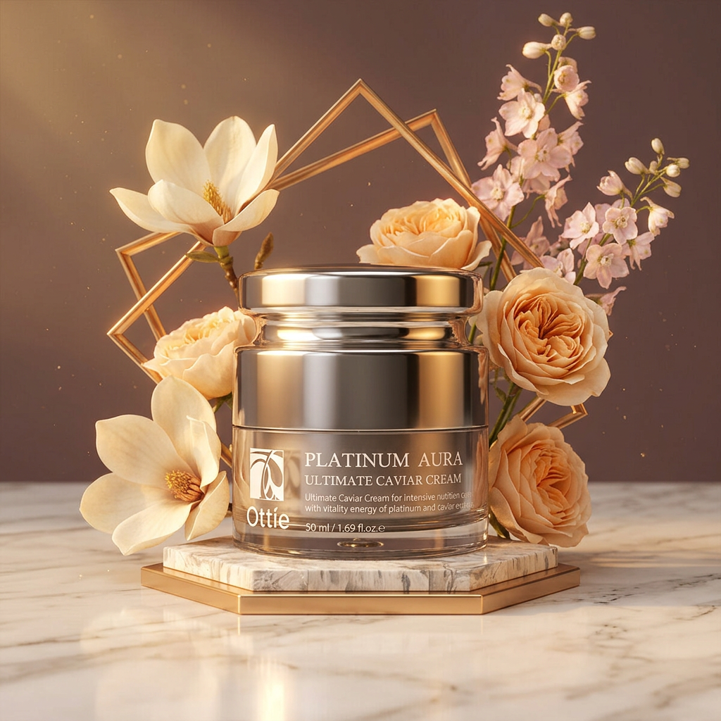 OTTIE - Platinum Aura Ultimate Capsule Cream - Prémiový platinový krém s kapsličkami - 50 ml