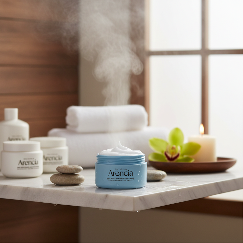 ARENCIA - Deep Water Surge Soothing Cream - Zklidňující, hydratační krém - 80 ml