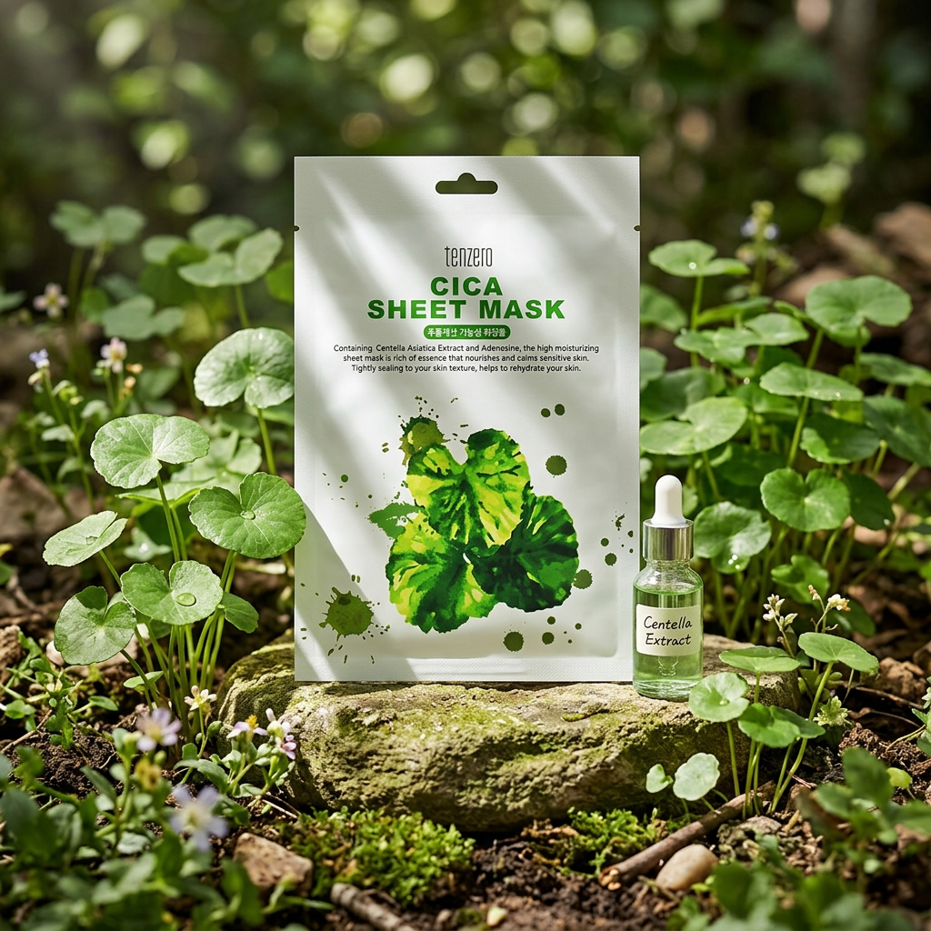 TENZERO - Cica Sheet Mask - Plátýnková maska Cica - 25 ml