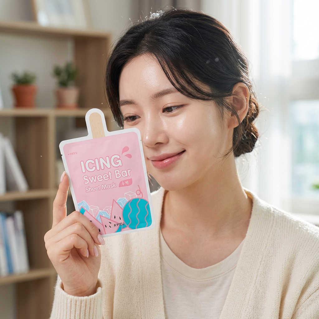 A'Pieu - Icing Sweet Bar Sheet Mask - Hydratační plátýnková maska meloun, 1ks