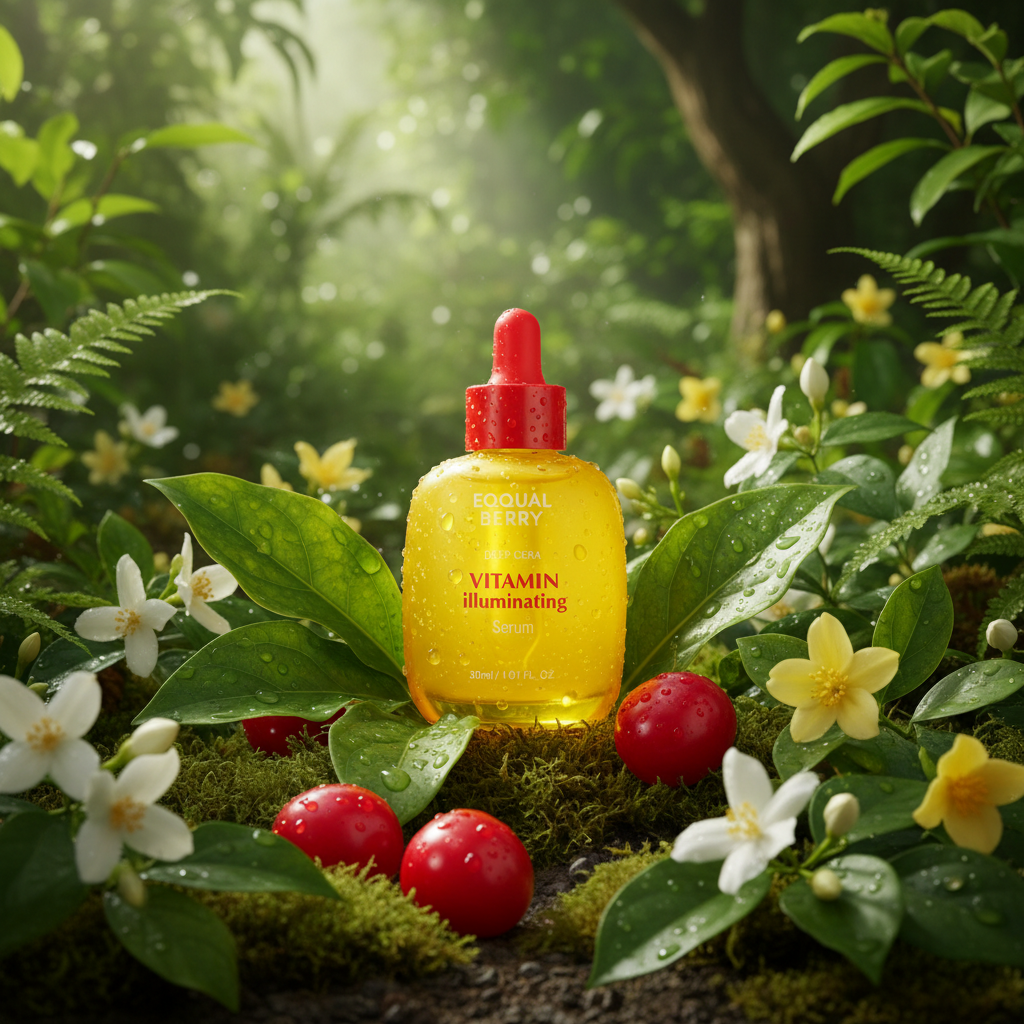 EQQUALBERRY - Vitamin Illuminating Serum - Rozjasňující sérum s vitaminy pro sjednocený vzhled pokožky - 30 ml