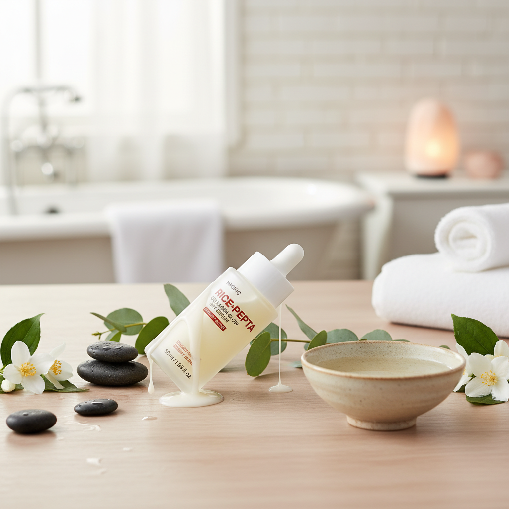 NACIFIC - Rice Pepta Collagen Milky Serum - Mléčné sérum s rýží, peptidy a kolagenem - 50 ml