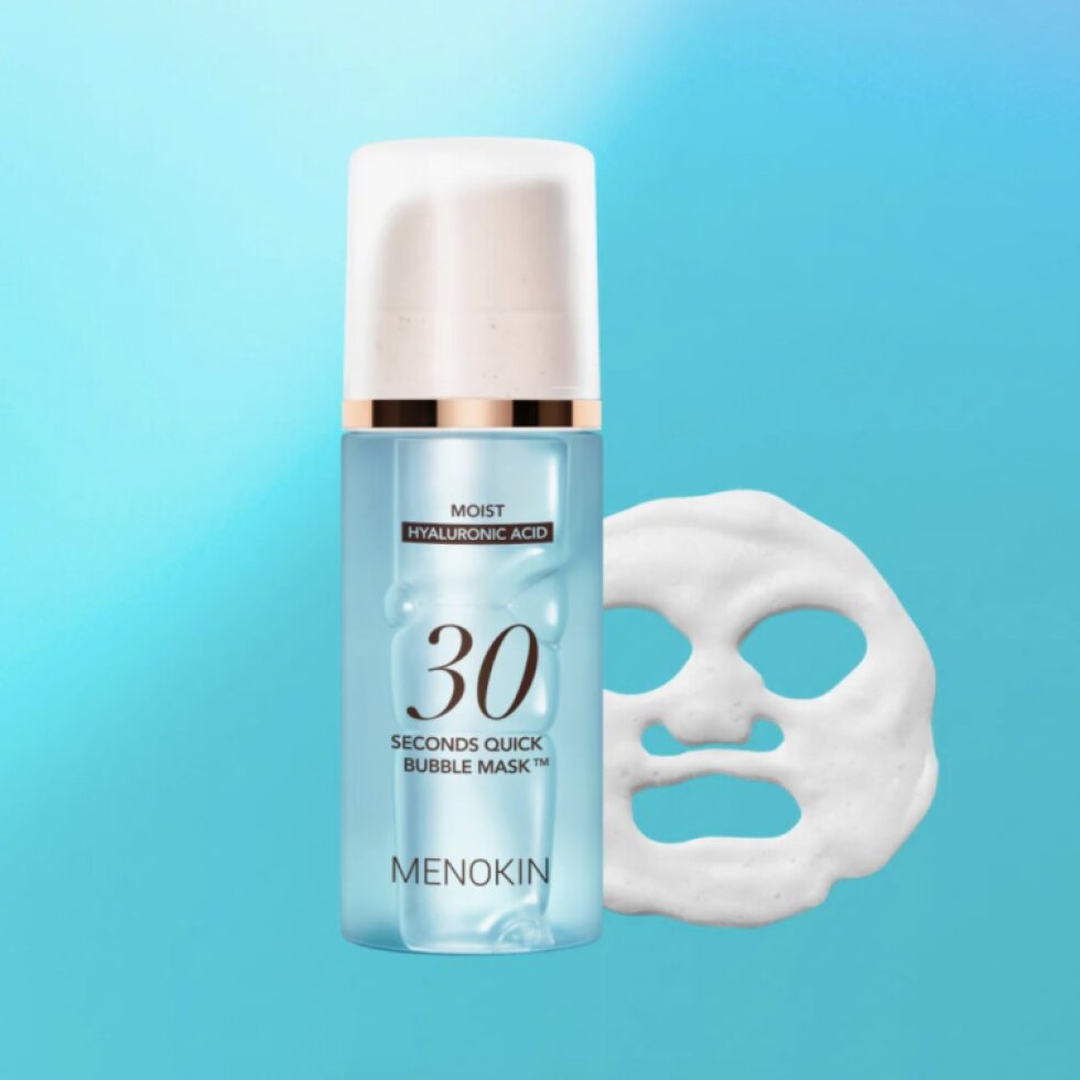 MENOKIN - 30 Seconds Quick Bubble Mask Moist - 30sekundové, bublinkové, hydratační sérum - 95 ml