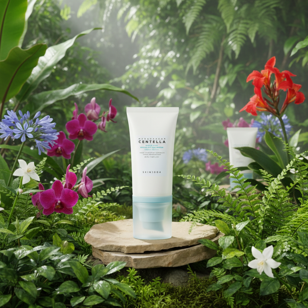 SKIN1004 - Madagascar Centella Hyalu-Cica Water-Fit Sun Serum JUMBO SIZE SPF50+ PA++++ - Hydratační SPF krém - 100 ml