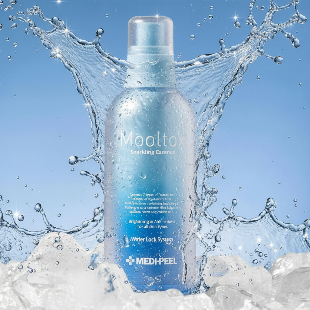 MEDI-PEEL - Aqua Mool Tox Sparkling Essence - Kyslíková pleťová esence - 100 ml
