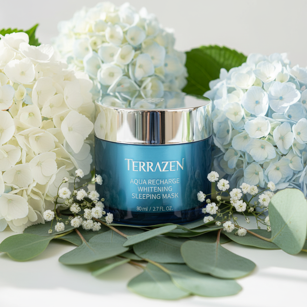 TERRAZEN Sleeping Maska Aqua Recharge S Rozjasňujícím Účinkem 80 ml