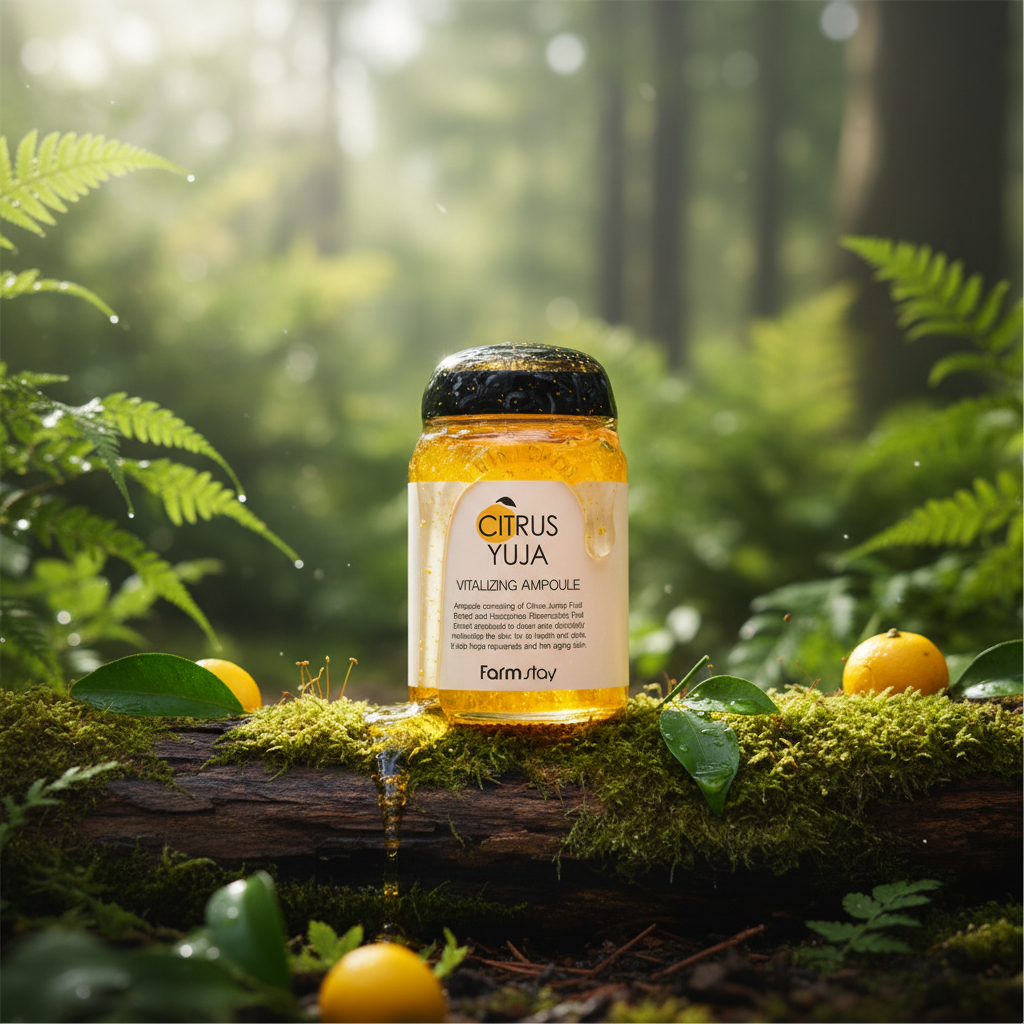 Farm Stay - Citrus Yuja Vitalizing Ampoule - Hydratační ampule s vitaminem C - 250 ml