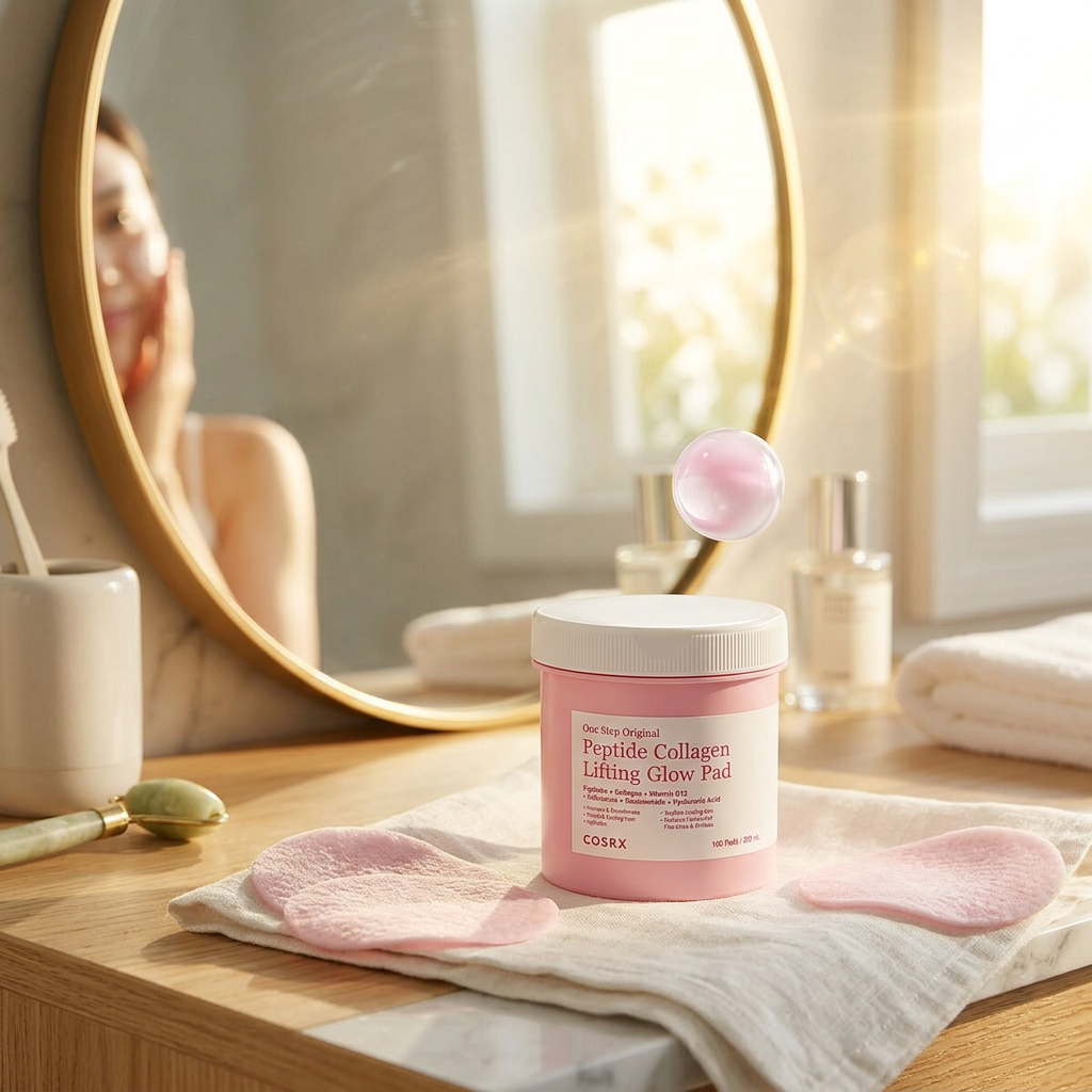 Cosrx - One Step Original Peptide Collagen Lifting Glow Pad - Tampónky s peptidy a kolagenem - 100 ks