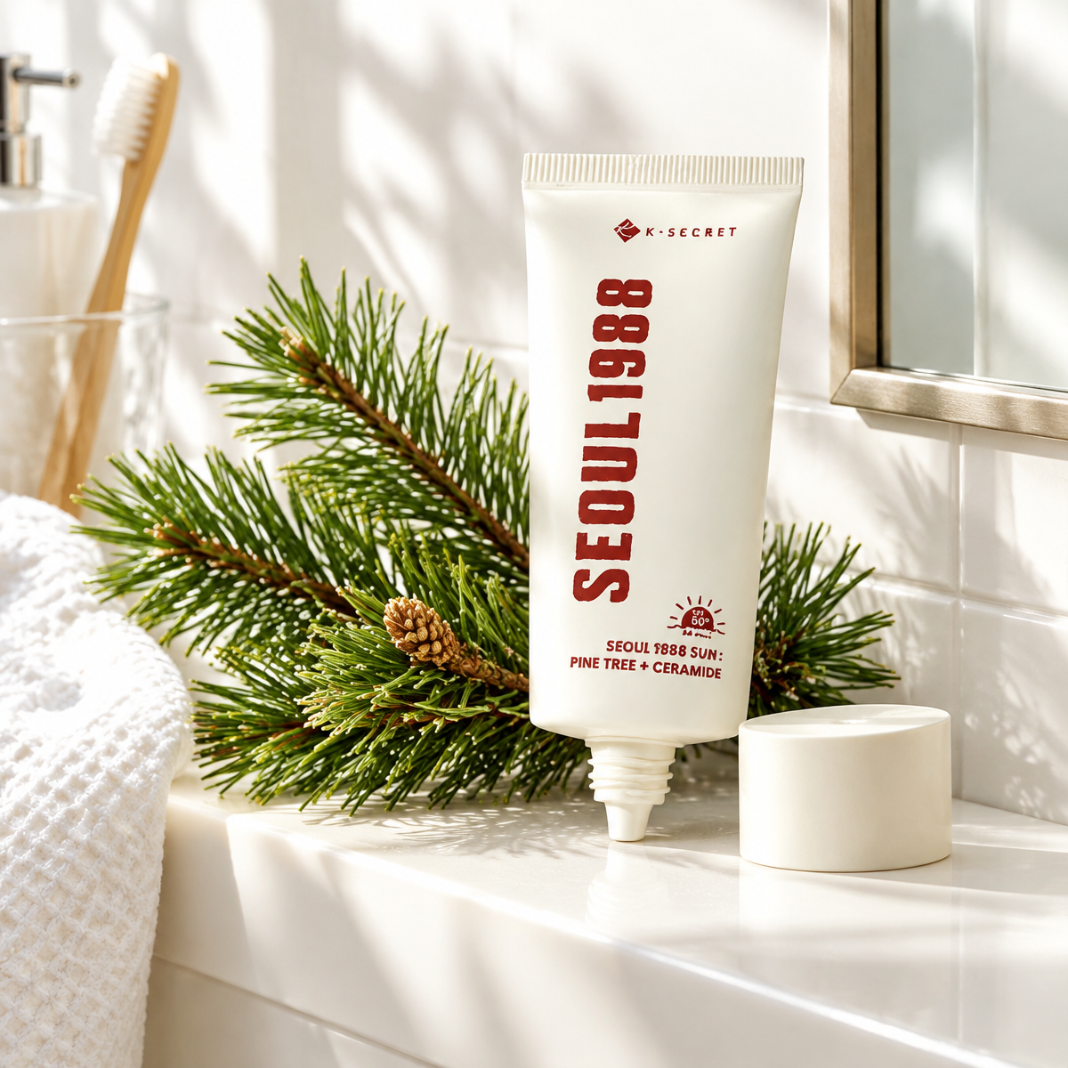 KSECRET - SEOUL 1988 Sun : Pine Tree + Ceramide - SEOUL 1988 Opalovací krém: Borovice + Ceramidy - 50 ml