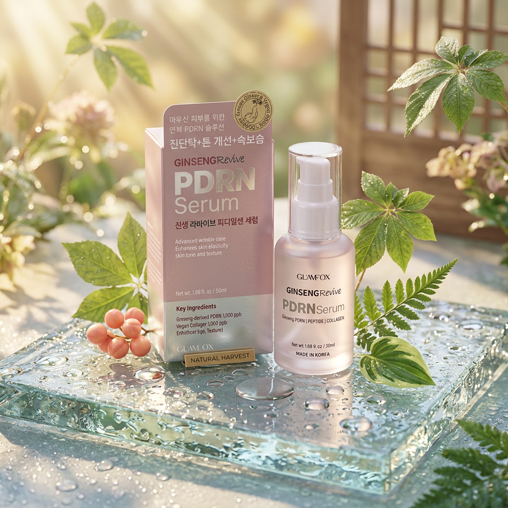 GLAMFOX - Ginseng Revive PDRN Serum - Obnovující sérum se ženšenem a PDRN - 50 ml