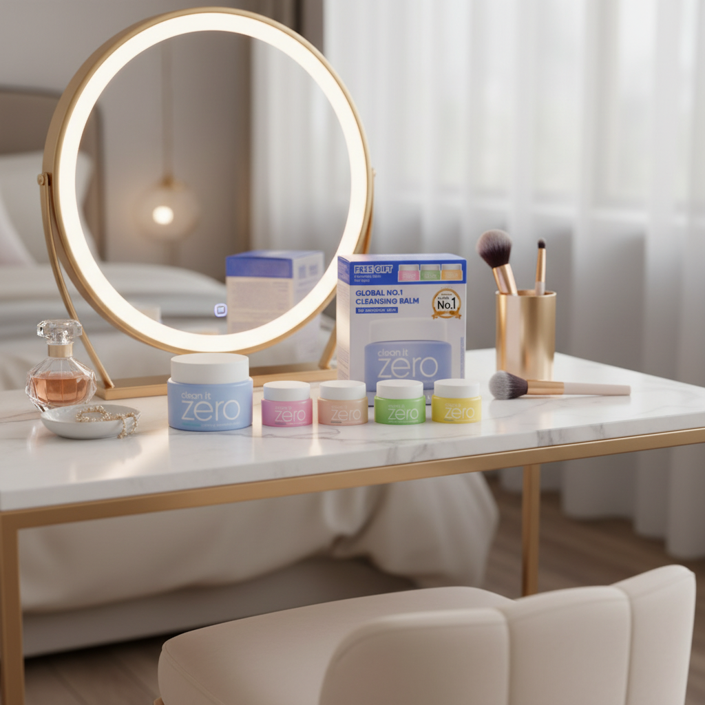 Banila Co - Clean It Zero Cleansing Balm Calming SET - Odličovací balzám pro citlivou pokožku SET - 100 ml + 3*7ml