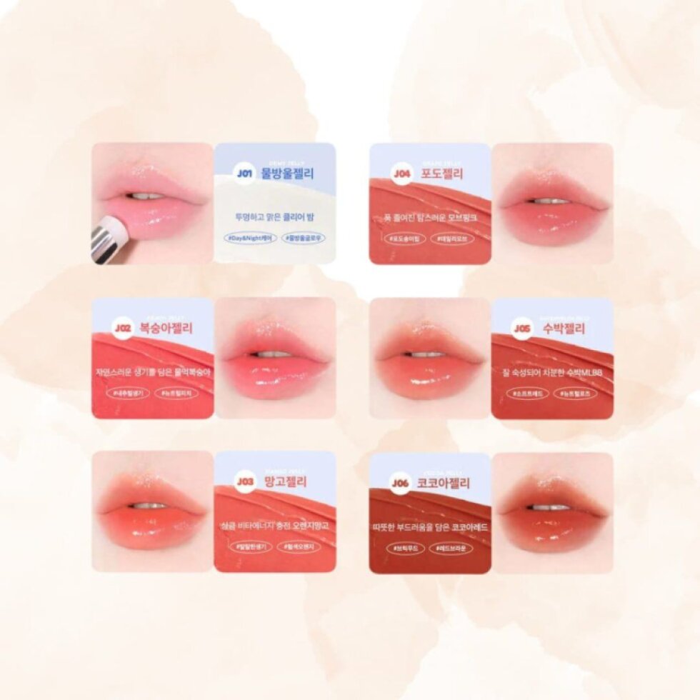 BLACK ROUGE - Ripplesh Jelly Balm - J05 Watermelon Jelly - Vyživující balzám na rty - 3,3 g