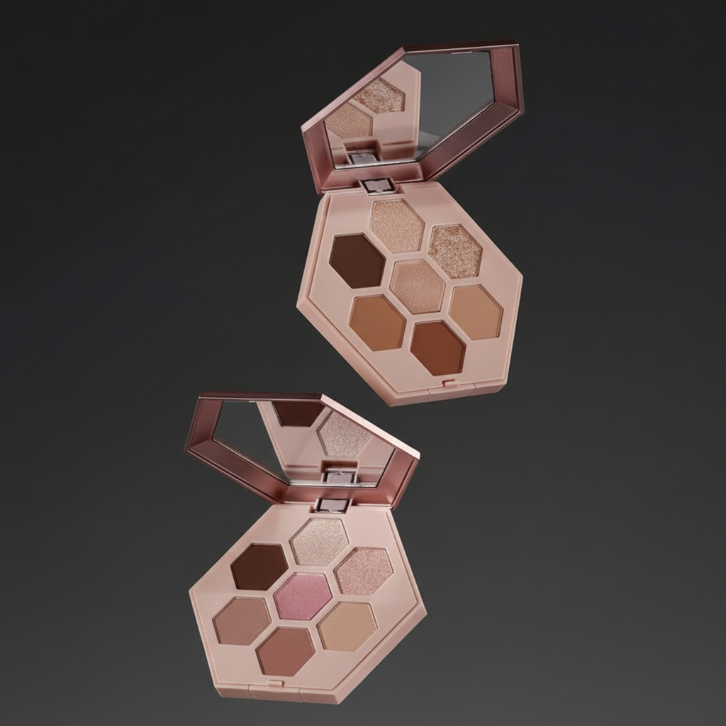 ELROEL - Barely Mood Shadow Palette 02 Pale Rose - Paletka očních stínů v jemných růžových tónech - 8,7 g
