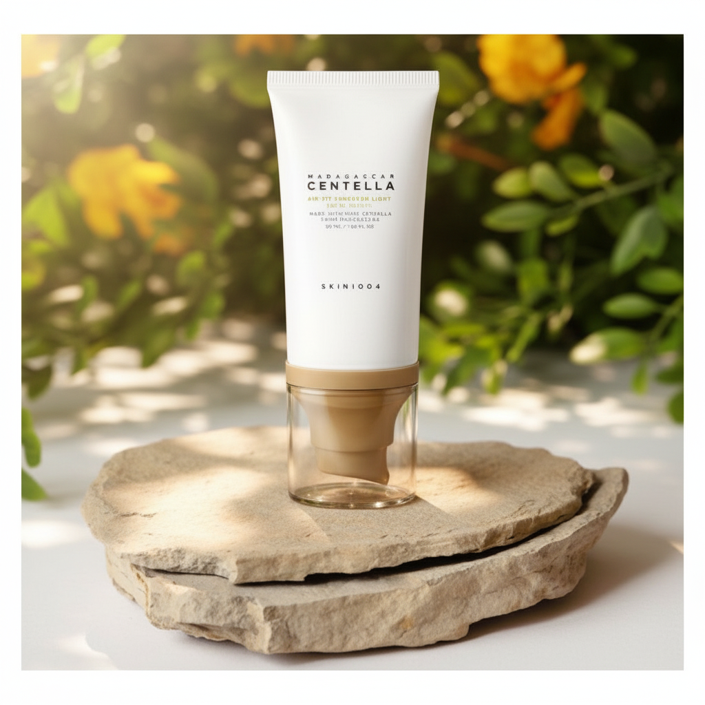 SKIN1004 - Madagascar Centella Air-Fit Suncream Light SPF30 PA++++ - Lehký SPF krém s minerálním filtrem - 50 ml