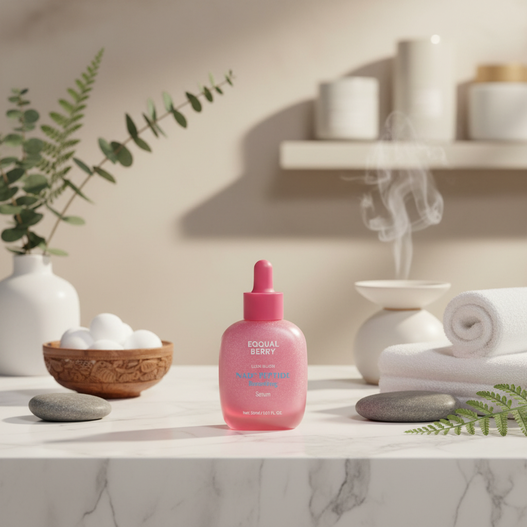 EQQUALBERRY - NAD+ Peptide Boosting Serum - Povzbuzující sérum s NAD+ a peptidy - 30 ml