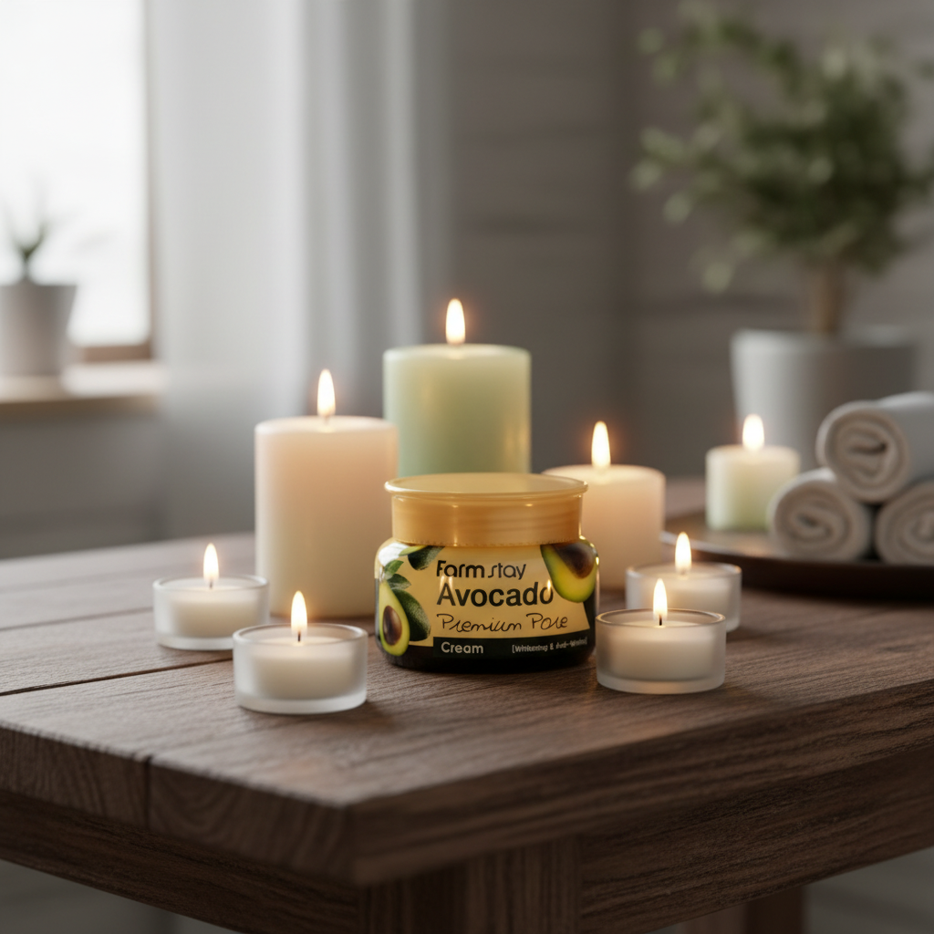 FARM STAY - Avocado Premium Pore Cream - Krém na obličej s avokádovým olejem - 100 ml