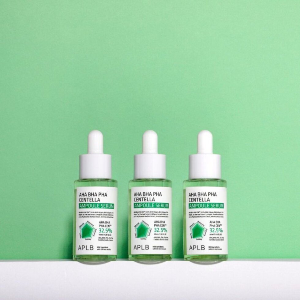 APLB - AHA BHA PHA Centella Ampoule Serum - Exfoliační, zklidňující sérum s centelou a kyselinami - 40 ml